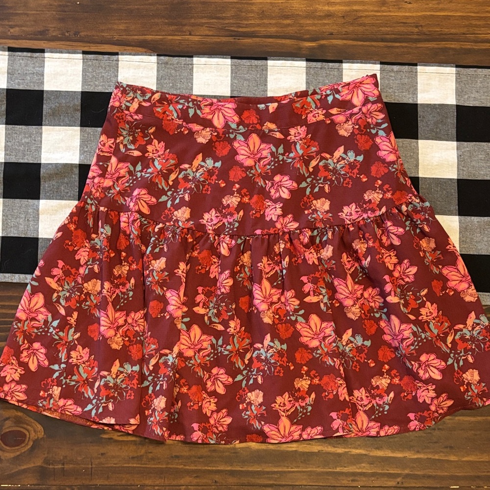 Harkel floral  Red Skirt 6